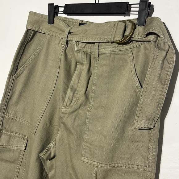 Banana Republic Utility High Rise Cargo Pants Surplus Green Size 10 - Picture 7 of 14
